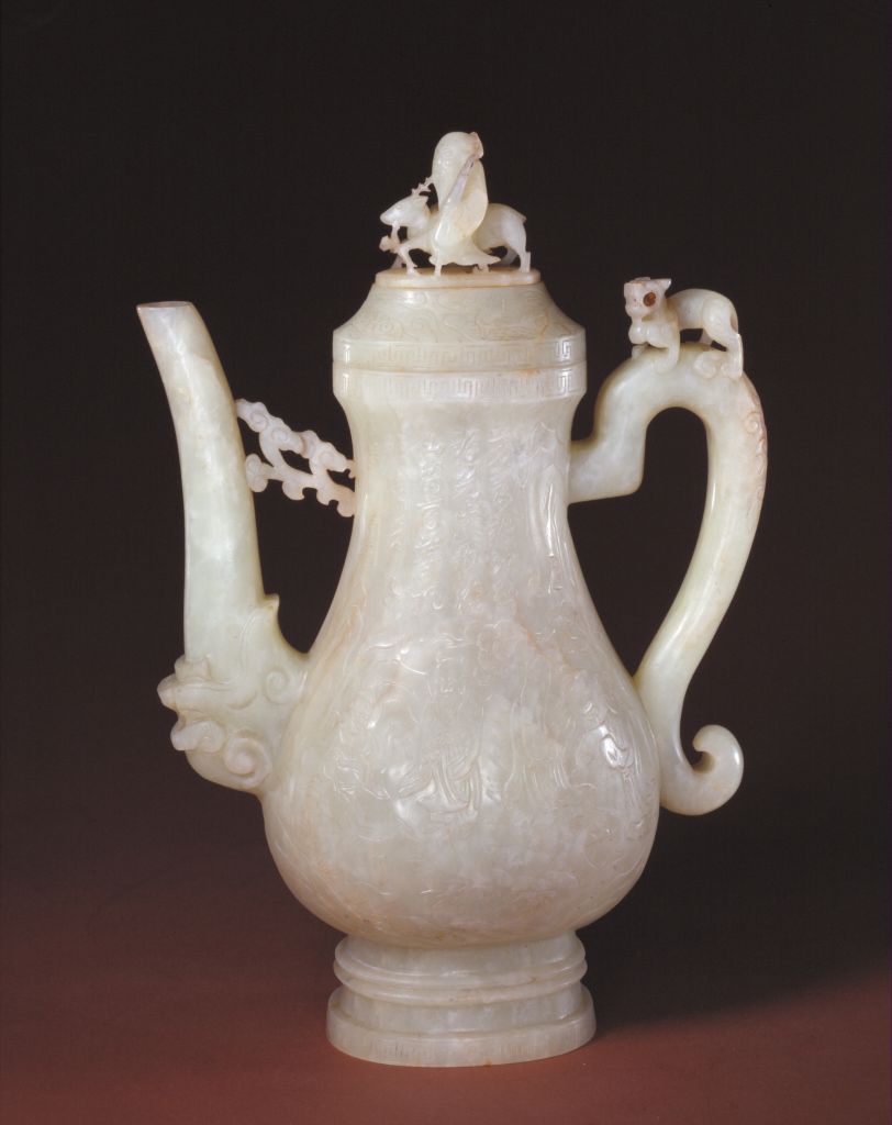 图片[1]-Jade Eight Immortal Pattern Holding Pot-China Archive